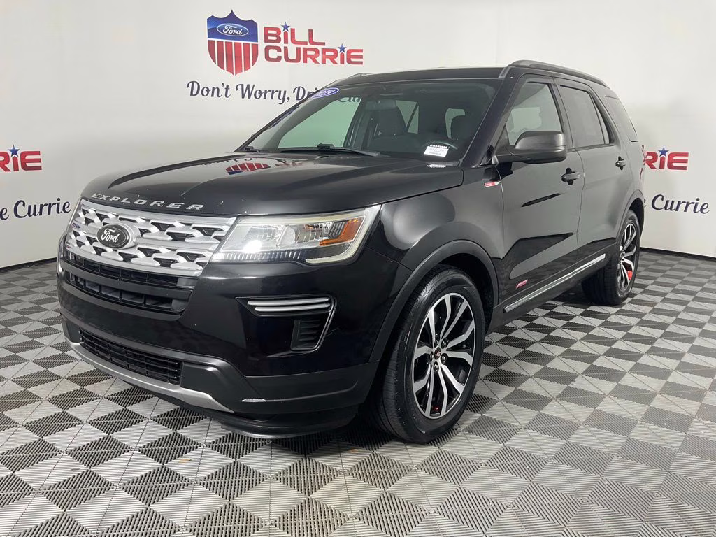 2019 Black Metallic Ford Explorer XLT FWD SUV