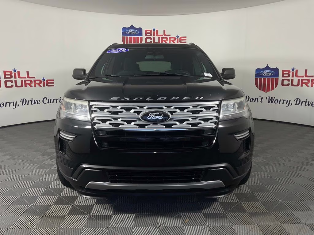 2019 Black Metallic Ford Explorer XLT FWD SUV