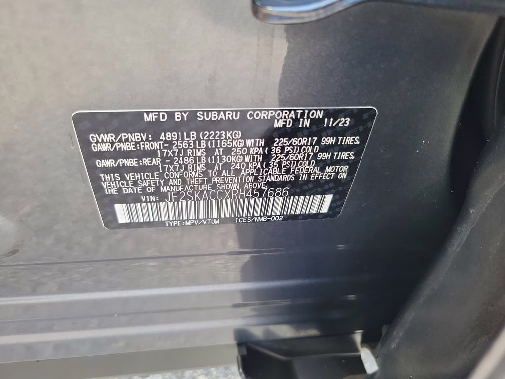 2024 Gray Metallic Subaru Forester Premium AWD SUV