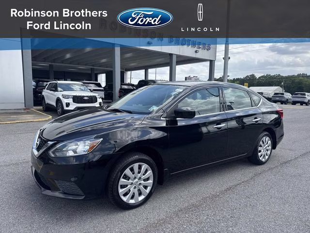 2019 Super Black Nissan Sentra S FWD Sedan