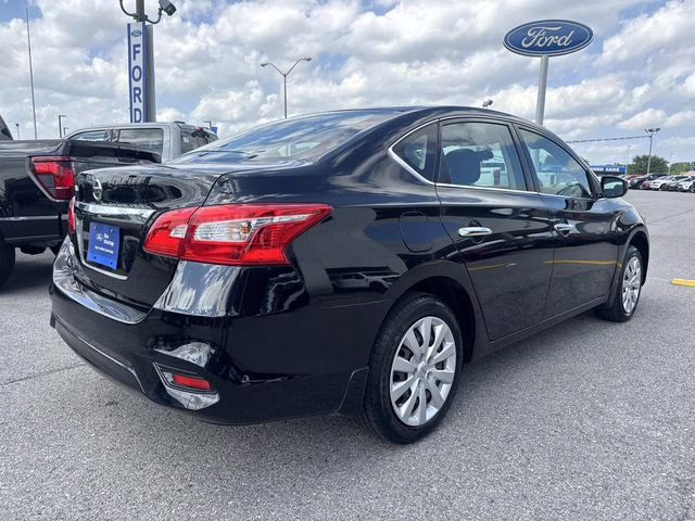 2019 Super Black Nissan Sentra S FWD Sedan