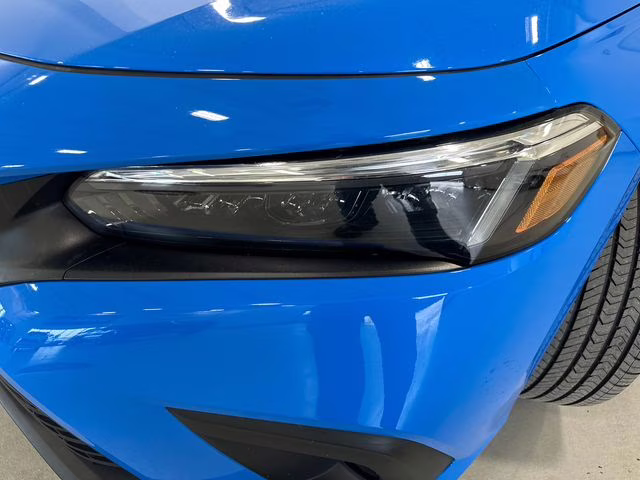 2023 Boost Blue Pearl Honda Civic Sport FWD Hatchback