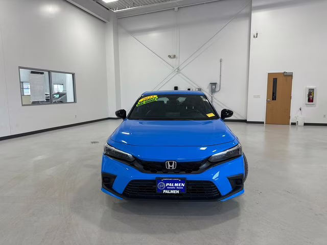 2023 Boost Blue Pearl Honda Civic Sport FWD Hatchback