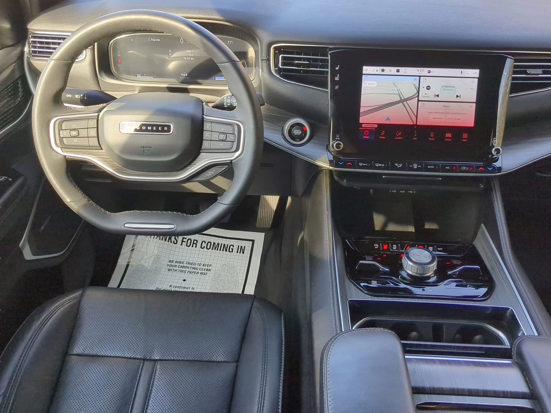 2023 Bright White Clearcoat Jeep Wagoneer L Series III 4X4 SUV