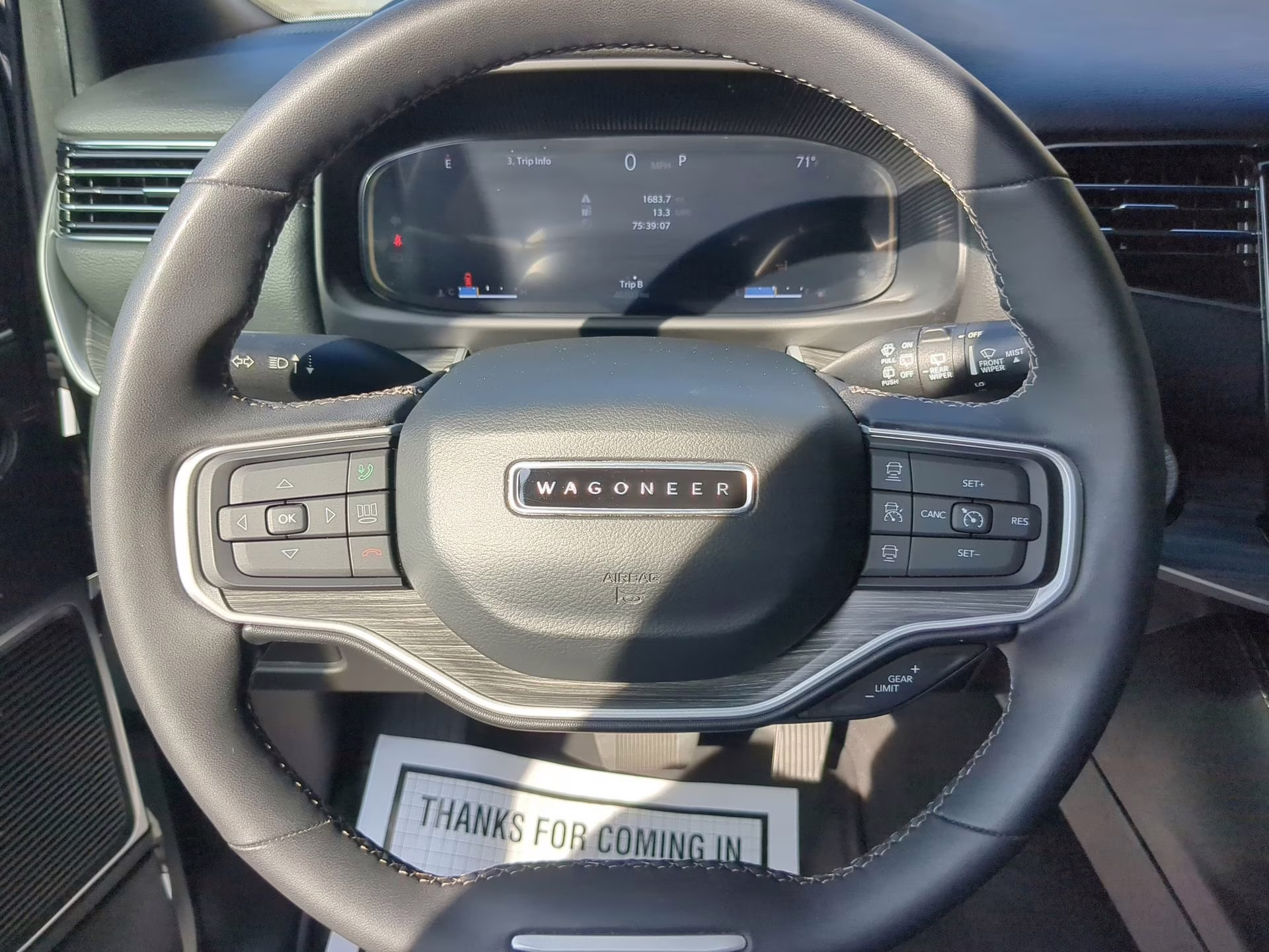 2023 Bright White Clearcoat Jeep Wagoneer L Series III 4X4 SUV