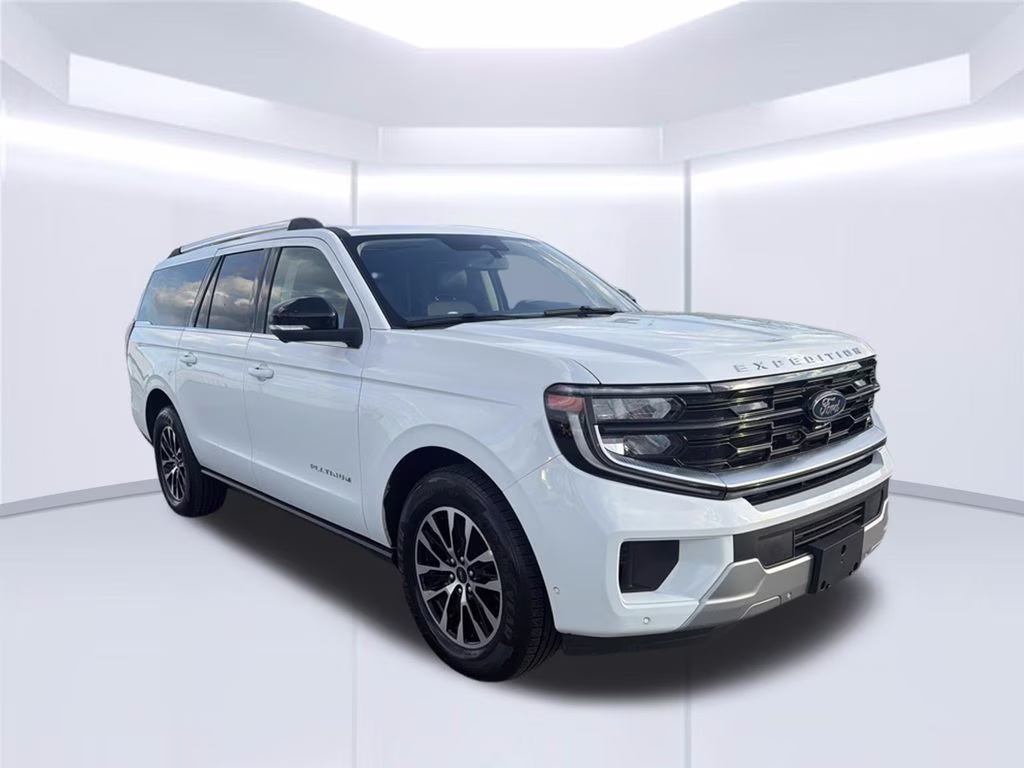 2025 Oxford White Ford Expedition Max Platinum 4X4 SUV