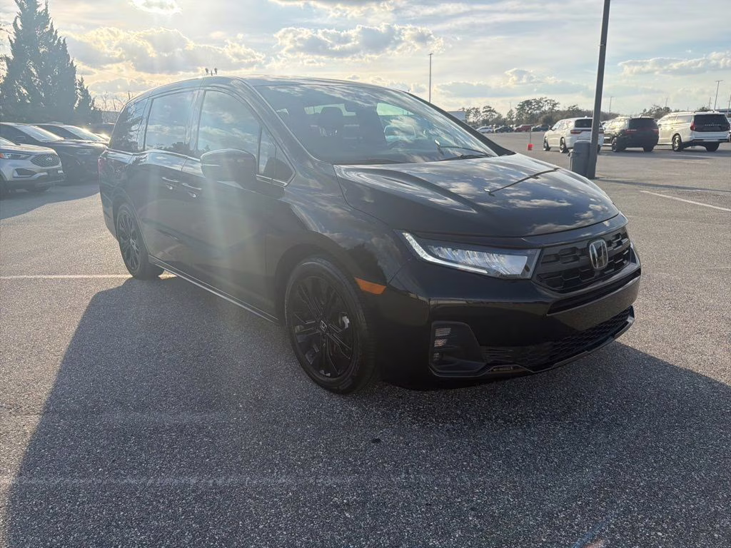 2025 Black Honda Odyssey Sport-L FWD Van