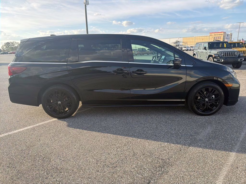 2025 Black Honda Odyssey Sport-L FWD Van