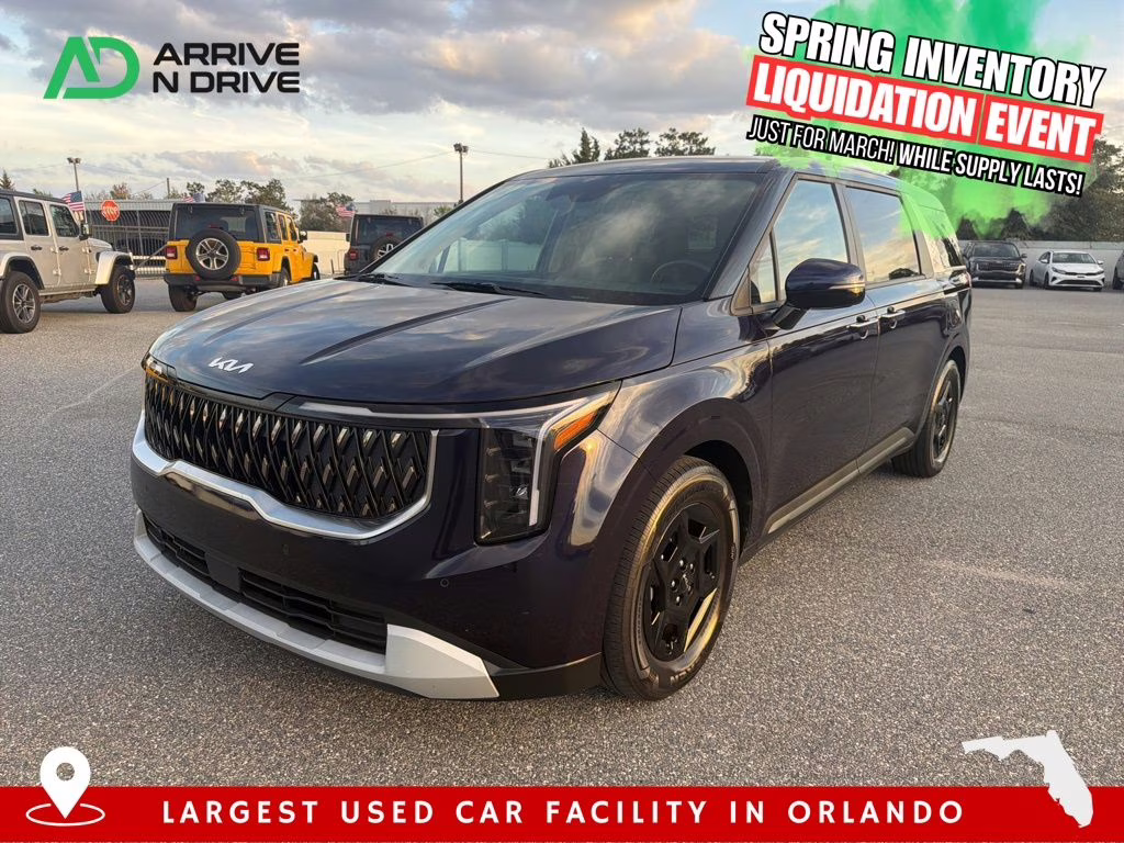 2025 Deep Chroma Blue Kia Carnival LXS FWD Van