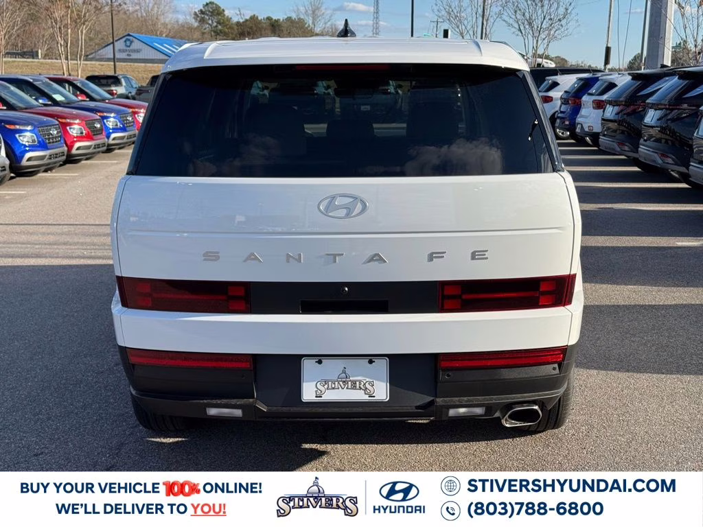 2026 Serenity White Hyundai Santa Fe SE FWD SUV