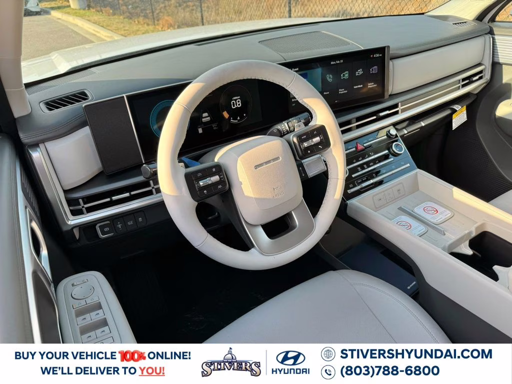 2026 Serenity White Hyundai Santa Fe SE FWD SUV