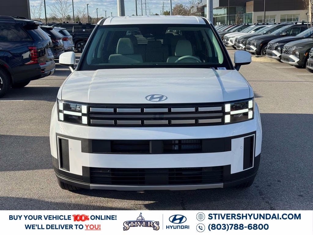 2026 Serenity White Hyundai Santa Fe SE FWD SUV