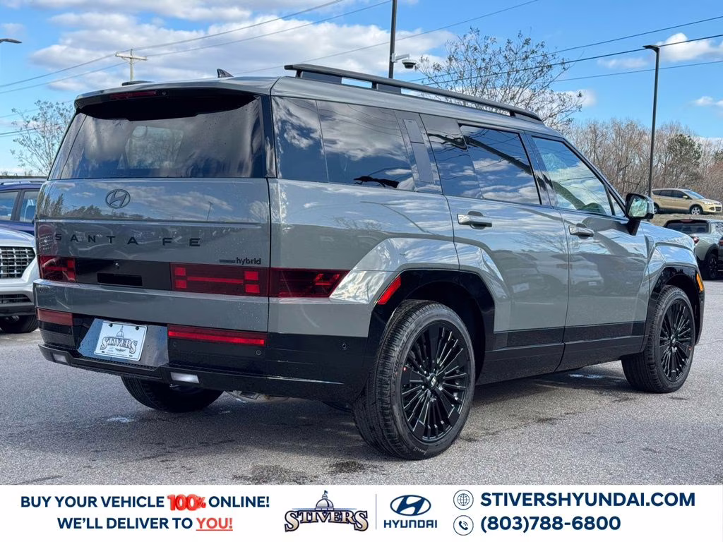 2026 Hampton Gray Hyundai Santa Fe Hybrid Calligraphy AWD SUV