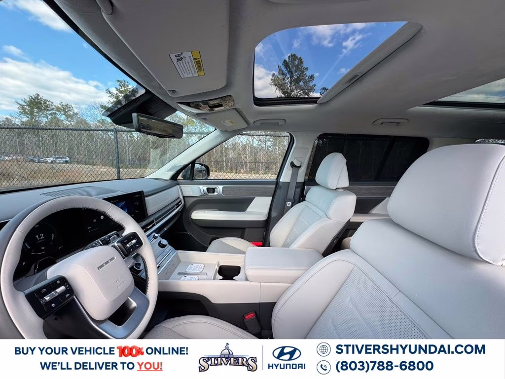 2026 Hampton Gray Hyundai Santa Fe Hybrid Calligraphy AWD SUV