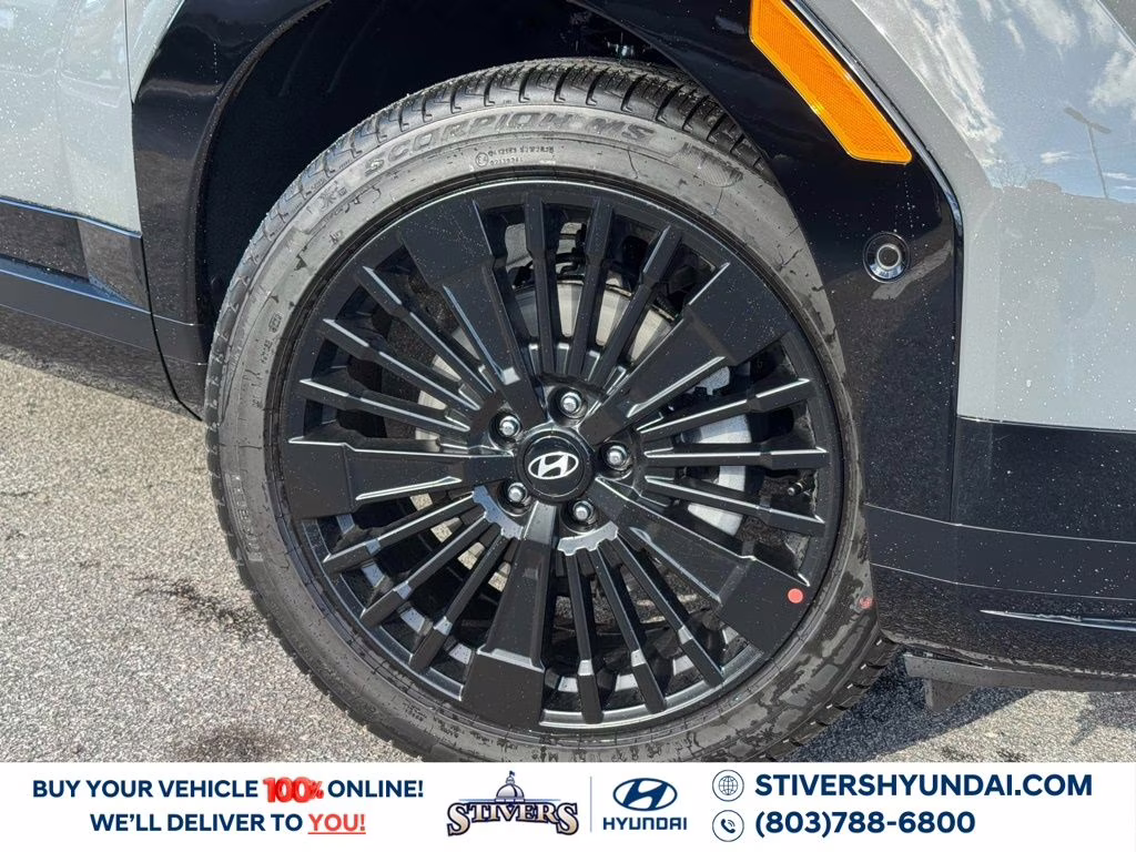 2026 Hampton Gray Hyundai Santa Fe Hybrid Calligraphy AWD SUV