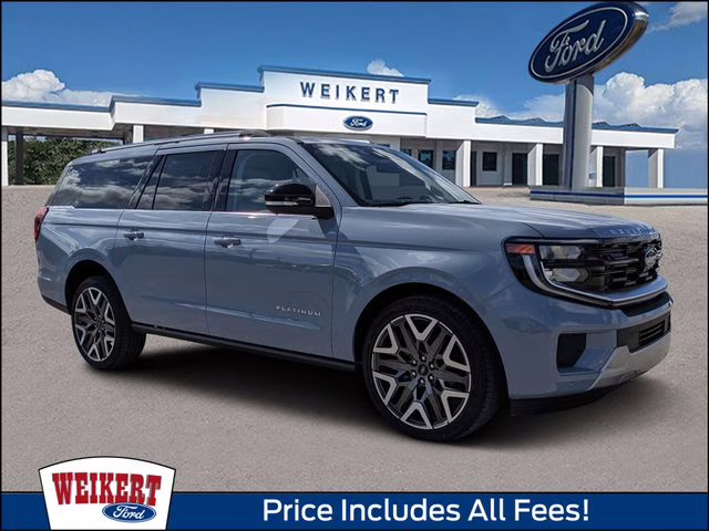 2026 Gray Ford Expedition Max Platinum 4X4 SUV