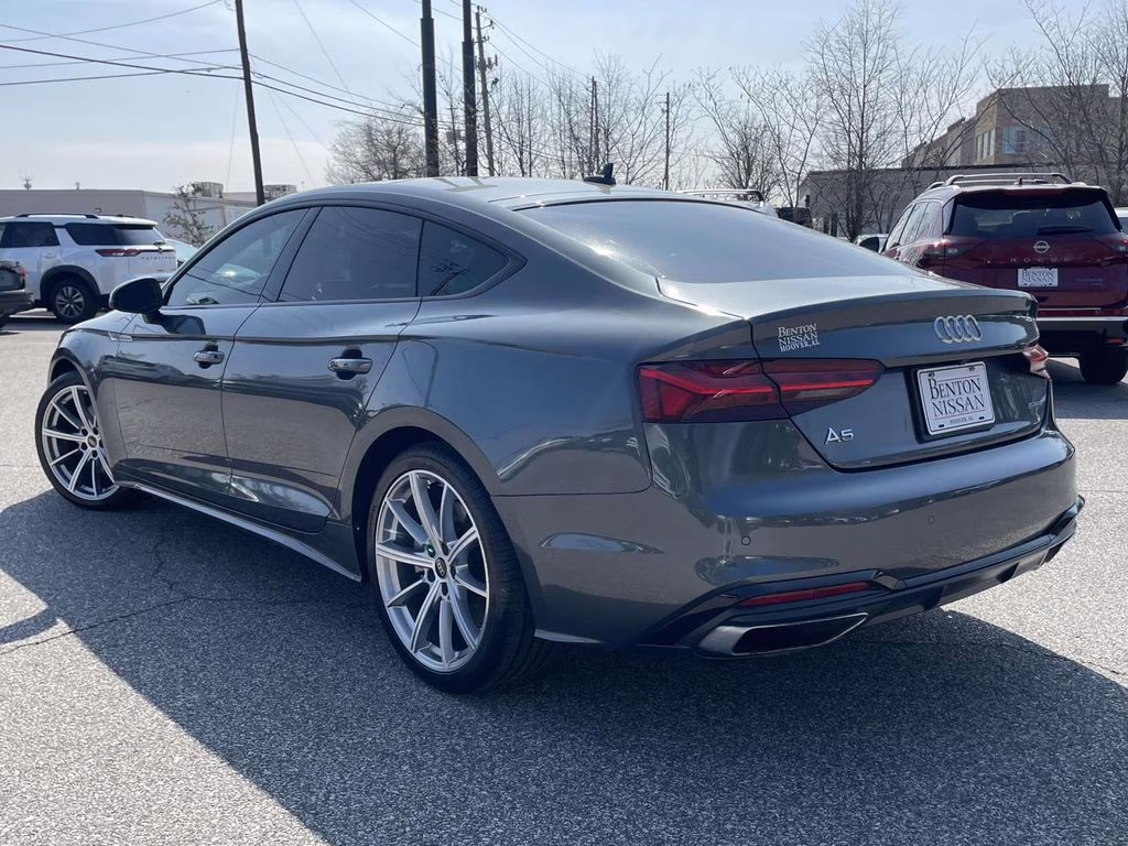2025 Gray Audi A5 Sportback 45 S line Premium AWD Hatchback