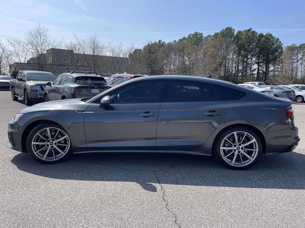 2025 Gray Audi A5 Sportback 45 S line Premium AWD Hatchback