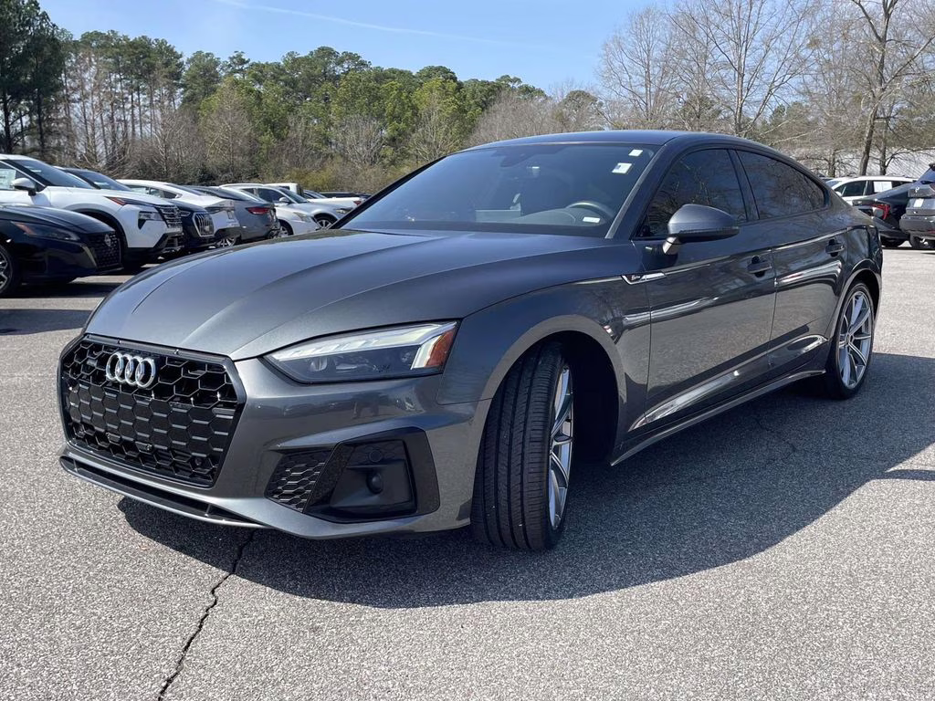 2025 Gray Audi A5 Sportback 45 S line Premium AWD Hatchback