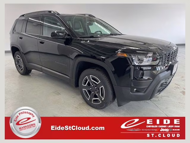 2026 Diamond Black Crystal Pearlcoat Jeep Cherokee Limited 4X4 SUV