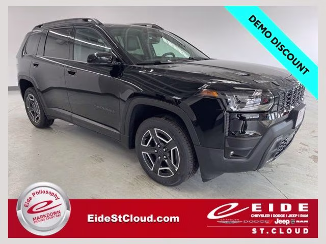 2026 Diamond Black Crystal Pearlcoat Jeep Cherokee Limited 4X4 SUV