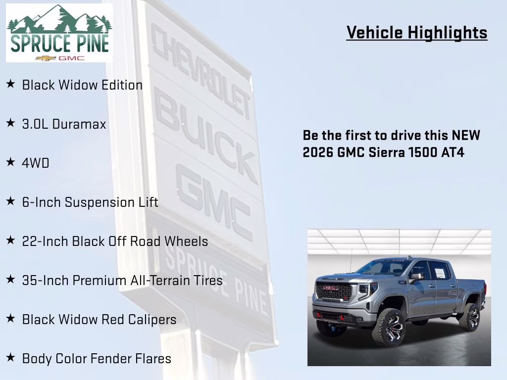 2026 Sterling Metallic GMC Sierra 1500 AT4 4X4 Truck