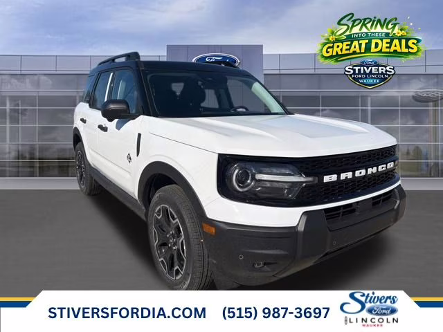 2026 White Ford Bronco Sport Outer Banks 4X4 SUV