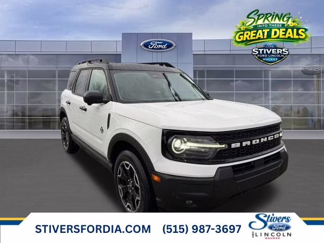 2026 White Ford Bronco Sport Outer Banks 4X4 SUV