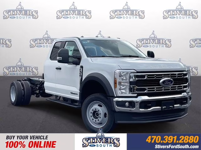 2026 Oxford White Ford Super Duty F-450 DRW XL 4X4 Chassis