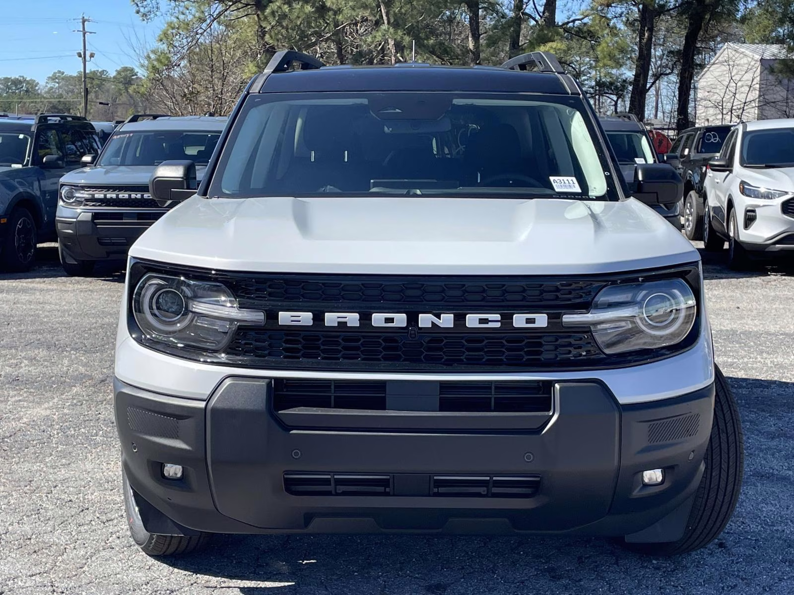 2026 White Metallic Ford Bronco Sport Outer Banks 4X4 SUV