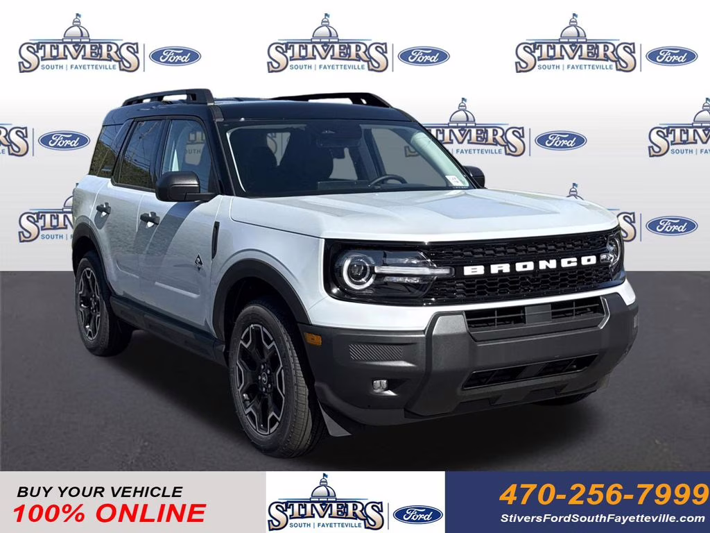 2026 White Metallic Ford Bronco Sport Outer Banks 4X4 SUV