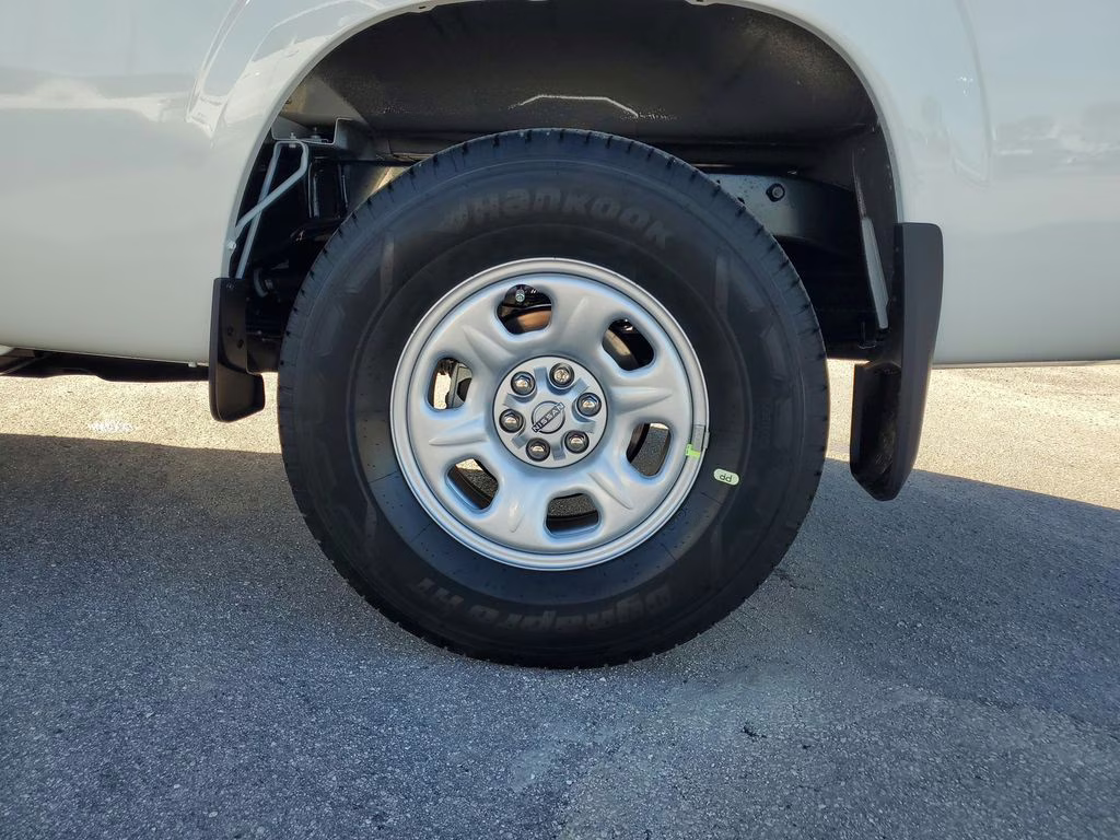 2026 Glacier White Nissan Frontier S 4X4 Truck