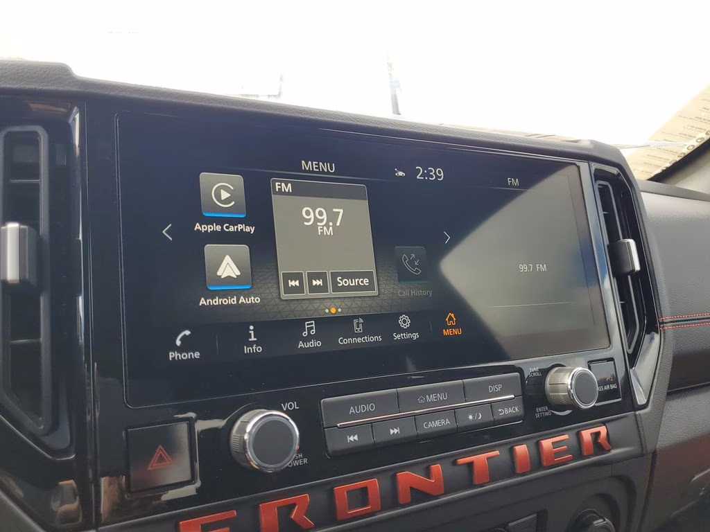 2026 Glacier White Nissan Frontier PRO-4X 4X4 Truck