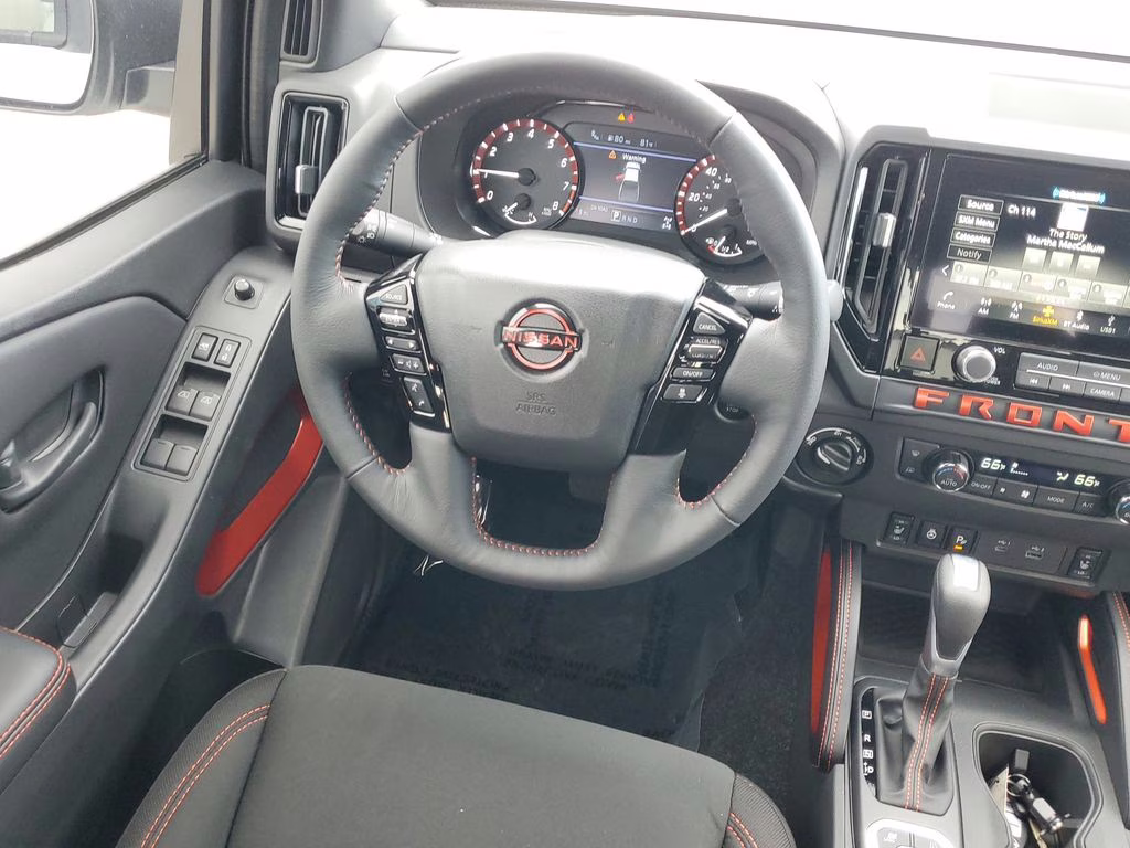 2026 Glacier White Nissan Frontier PRO-4X 4X4 Truck