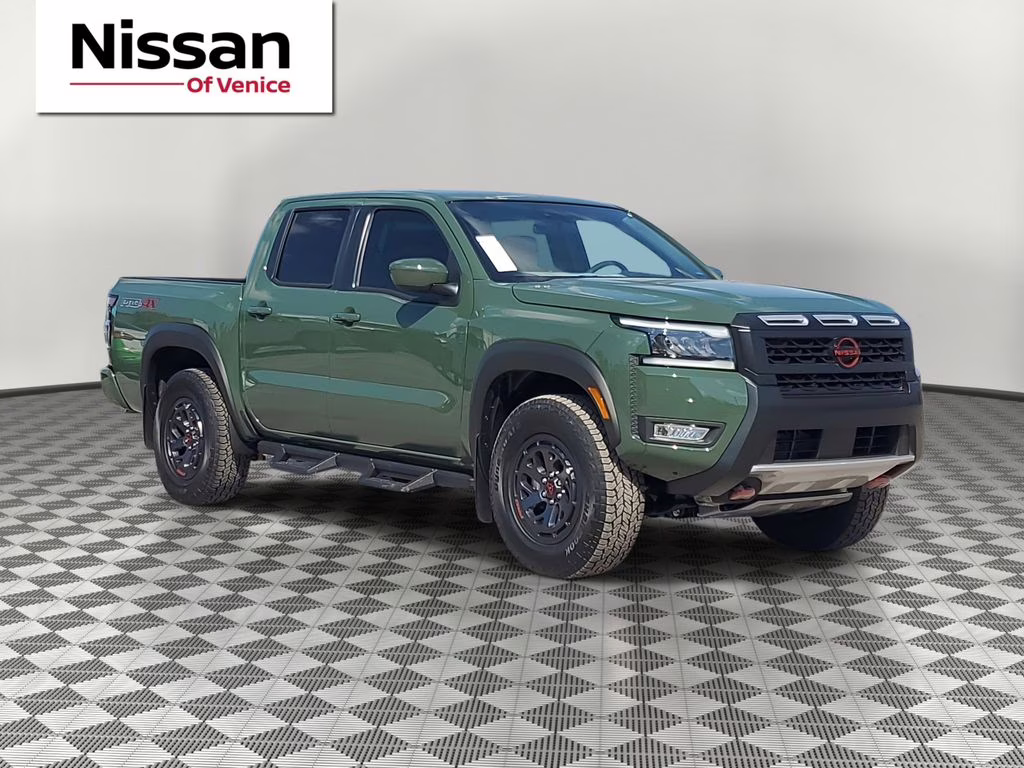 2026 Tactical Green Metallic Nissan Frontier PRO-4X 4X4 Truck