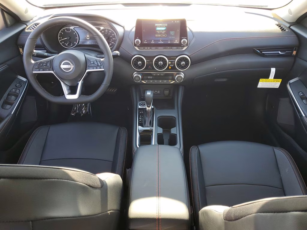 2025 Atlantic Gray/Super Black Nissan Sentra SR FWD Sedan
