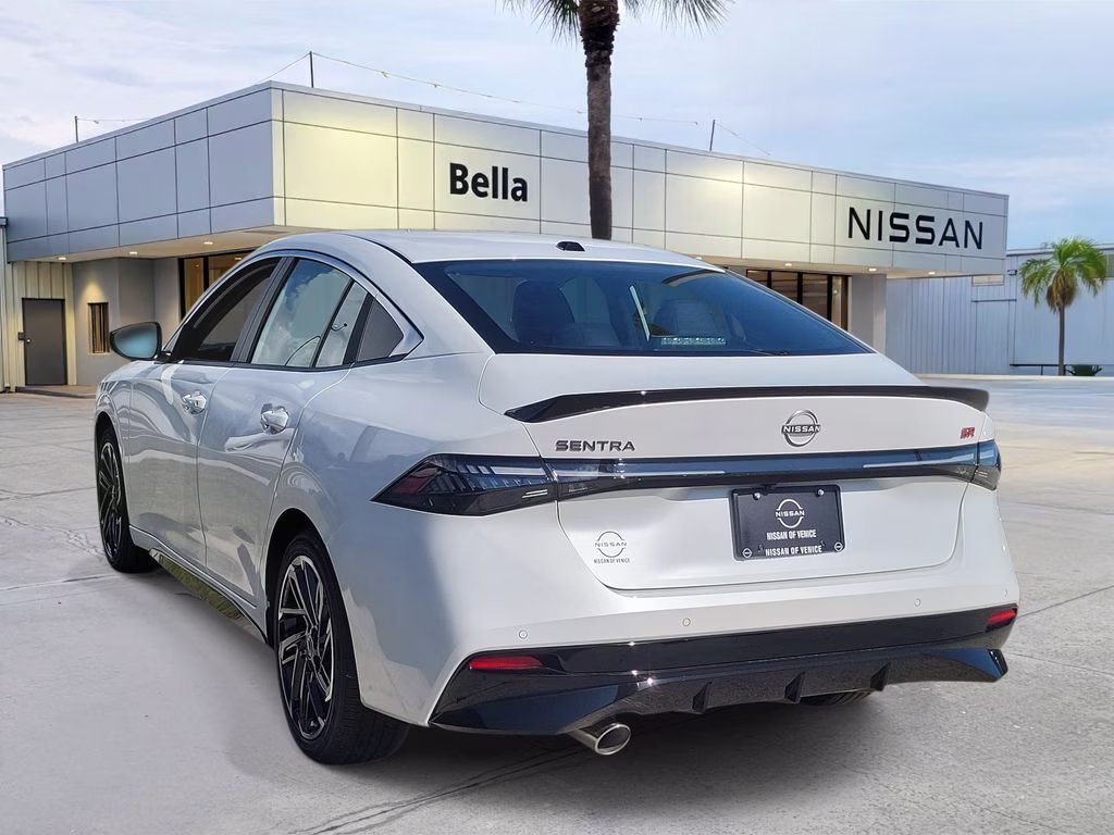 2026 Aspen White Tricoat Nissan Sentra SR FWD Sedan