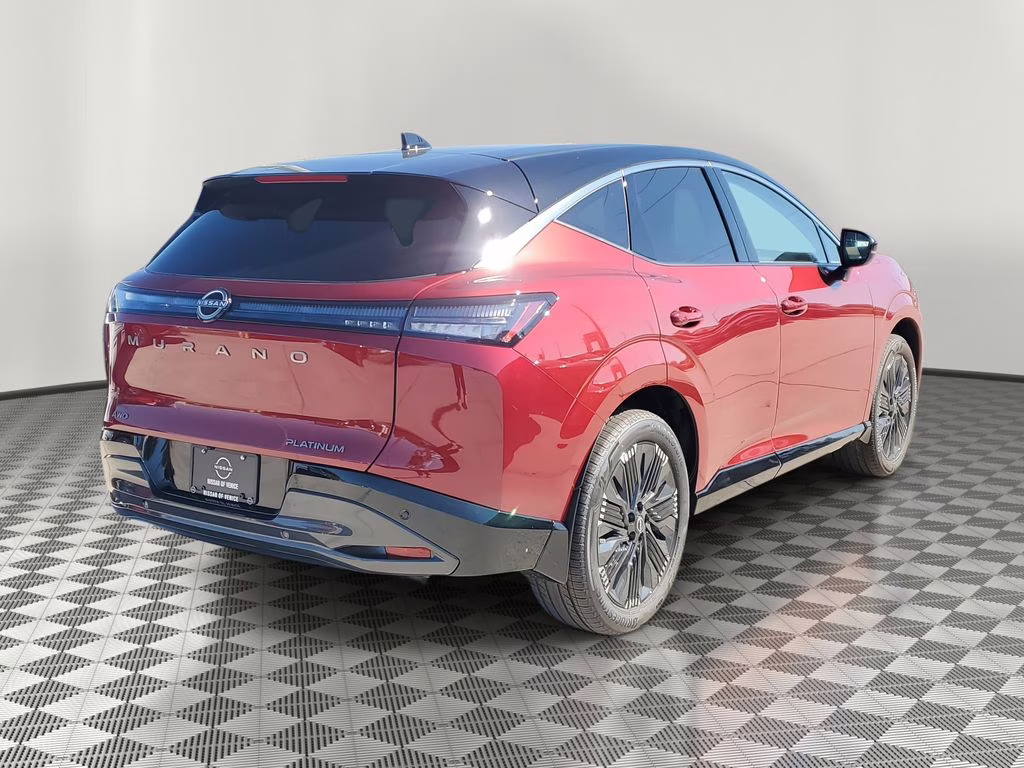 2026 Scarlet Ember/Super Black Nissan Murano Platinum AWD SUV