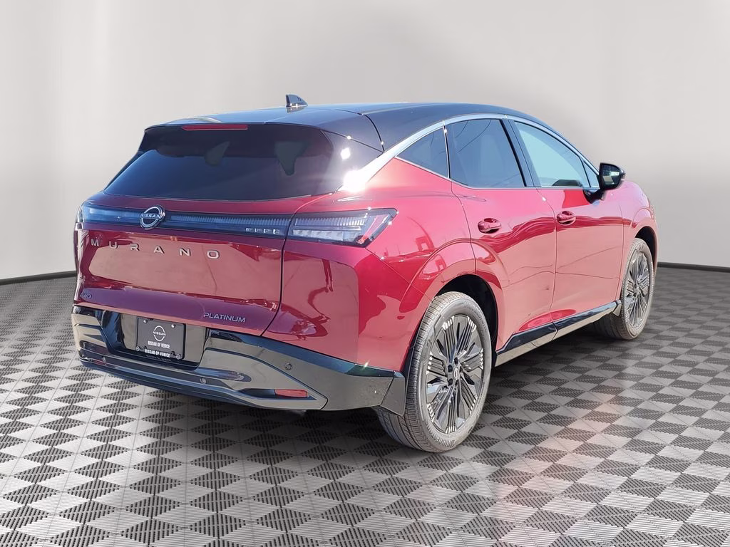 2026 Scarlet Ember/Super Black Nissan Murano Platinum AWD SUV