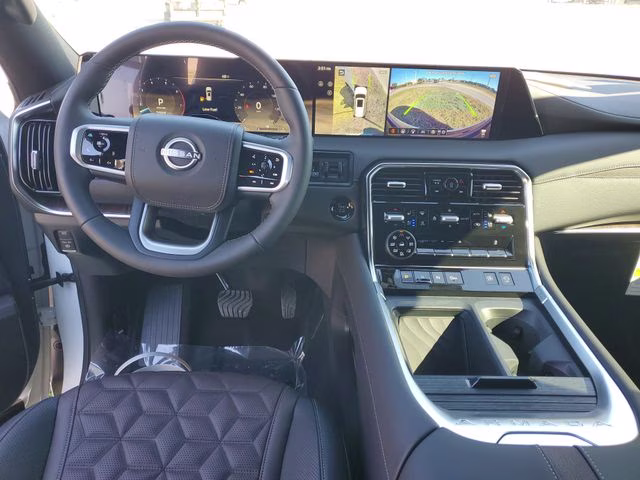2026 Everest White Pearl/Black Nissan Armada Platinum Reserve 4X4 SUV