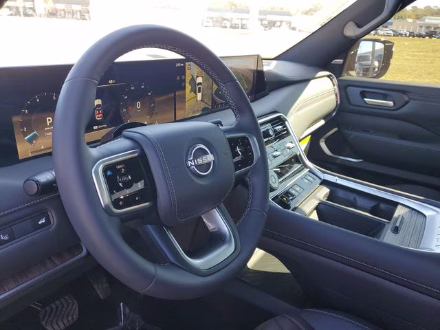 2026 Everest White Pearl/Black Nissan Armada Platinum Reserve 4X4 SUV