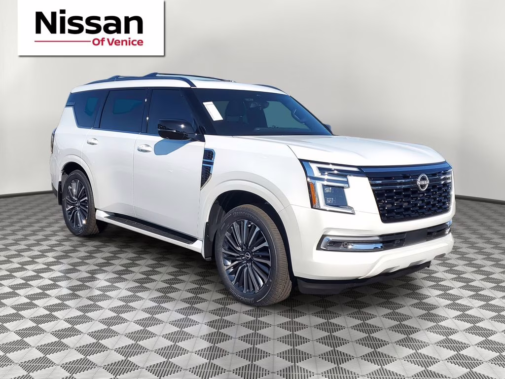 2026 Everest White Pearl Tricoat Nissan Armada Platinum Reserve 4X4 SUV