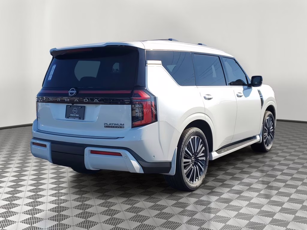 2026 Everest White Pearl Tricoat Nissan Armada Platinum Reserve 4X4 SUV