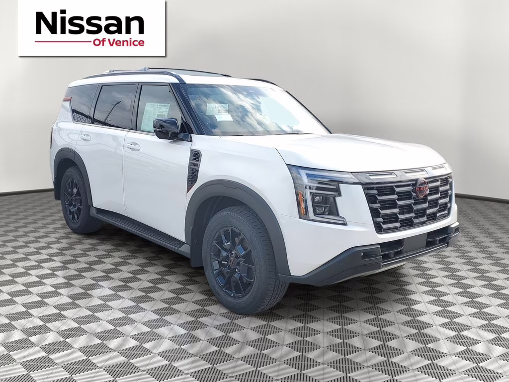 2026 Aspen White Tricoat Nissan Armada PRO-4X 4X4 SUV