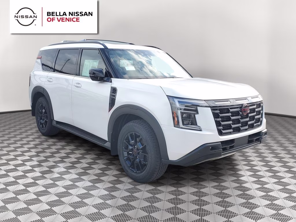 2026 Aspen White Tricoat Nissan Armada PRO-4X 4X4 SUV