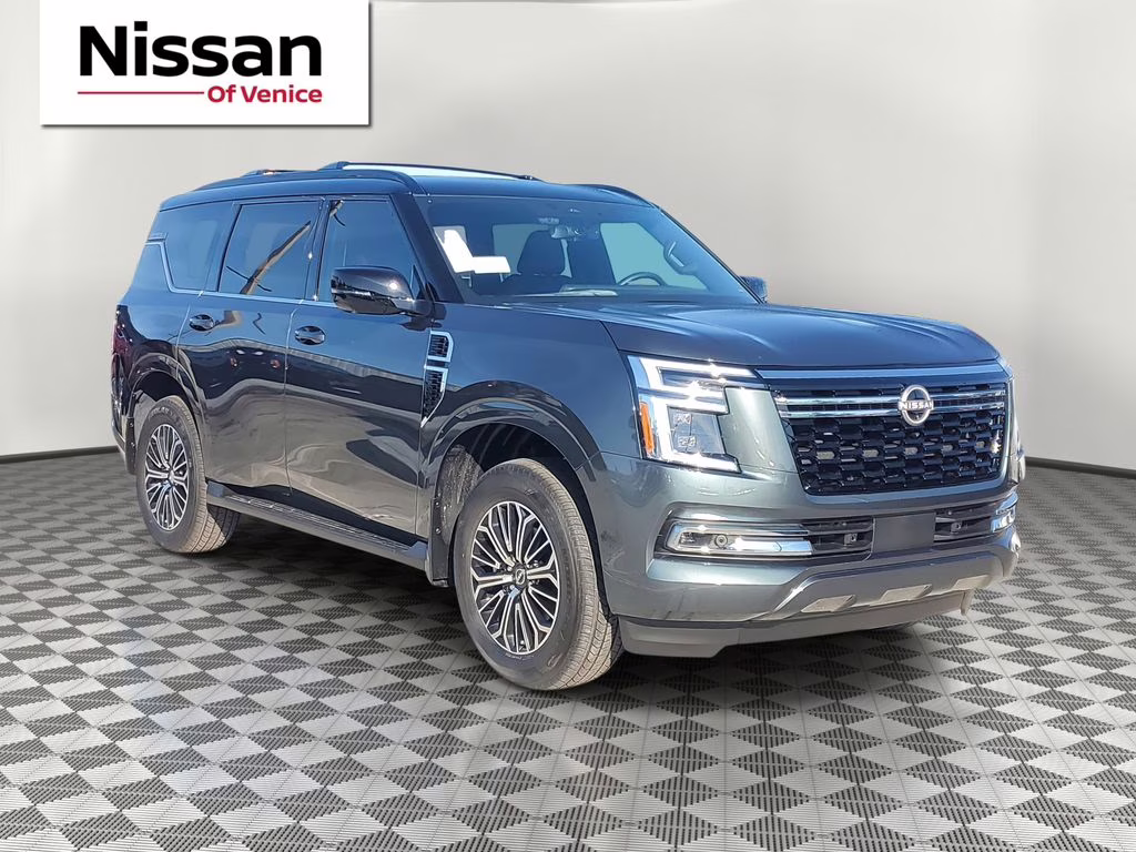 2026 Alpine Metallic/Super Blk Nissan Armada Platinum 4X4 SUV