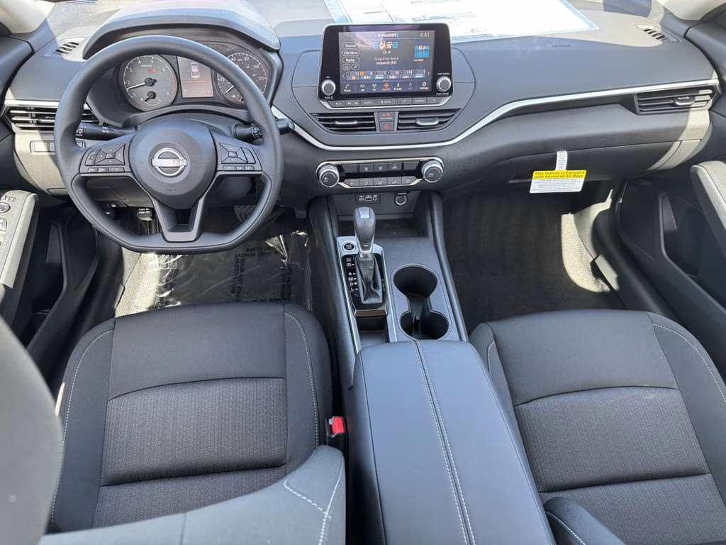 2025 Glacier White Nissan Altima 2.5 S FWD Sedan