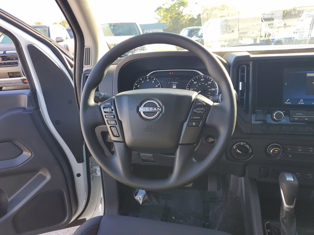 2026 Glacier White Nissan Frontier S 4X4 Truck