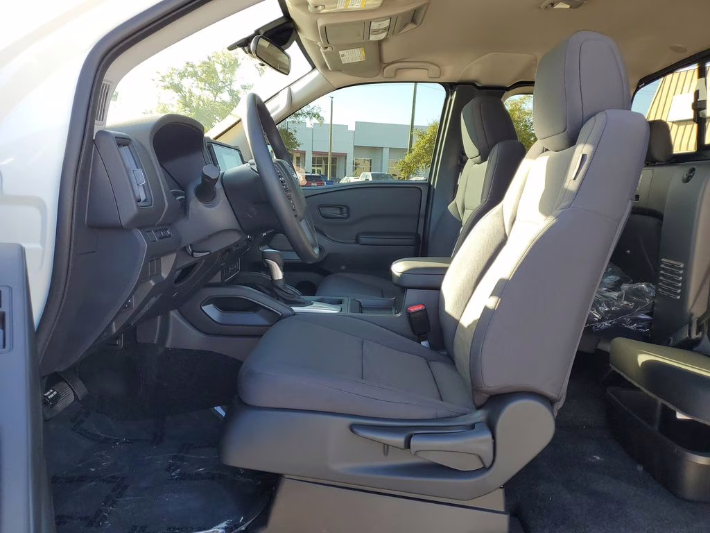 2026 Glacier White Nissan Frontier S 4X4 Truck