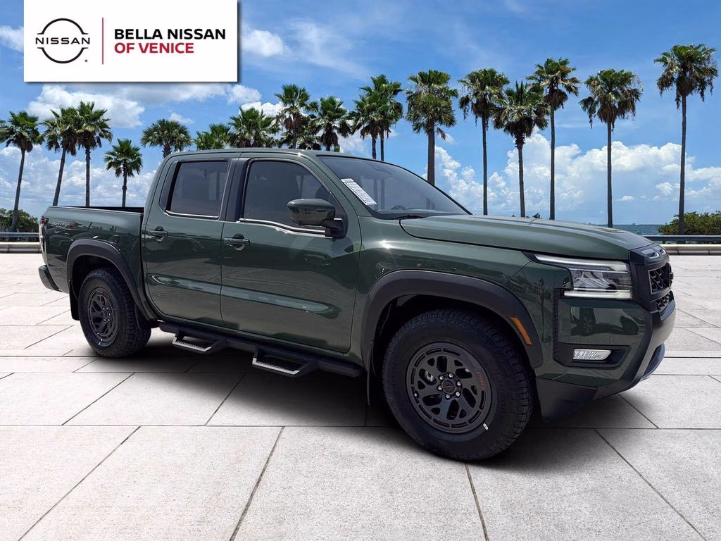 2025 Tactical Green Metallic Nissan Frontier PRO-X RWD Truck